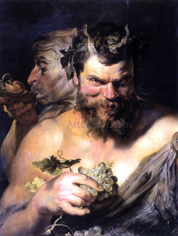  Peter Paul Rubens Two Satyrs - Canvas Art Print