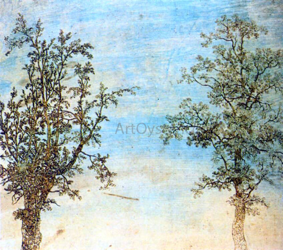  Hercules Seghers Two Trees - Canvas Art Print