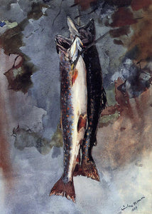  Winslow Homer Two Trout - Canvas Art Print