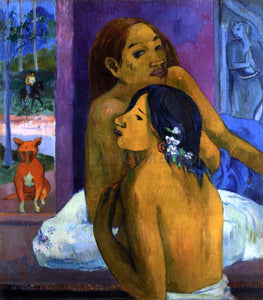  Paul Gauguin Two Women (also known as Flowered Hair) - Canvas Art Print