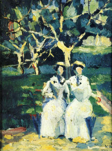  Kazimir Malevich Two Women in a Garden - Canvas Art Print