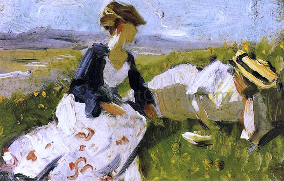  Franz Marc Two Women on the Hillside, Sketch - Canvas Art Print