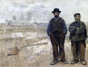  Jean-Francois Raffaelli Two Workmen - Canvas Art Print