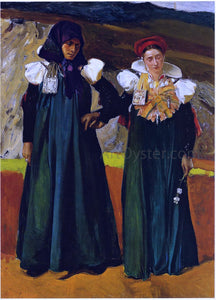  Joaquin Sorolla Y Bastida Types from the Anso Valley - Canvas Art Print