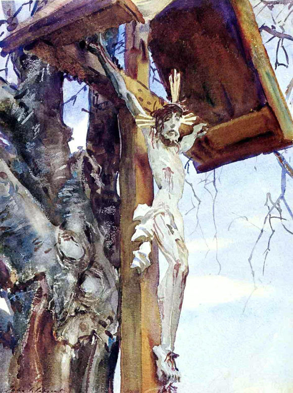  John Singer Sargent Tyrolese Crucifix - Canvas Art Print
