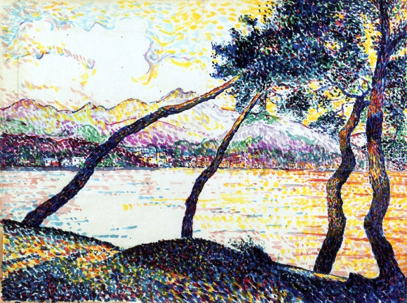  Hippolyte Petitjean Umbrella Pines, Sainte-Maxime - Canvas Art Print