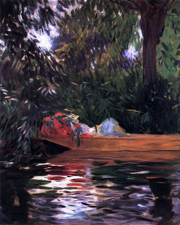  John Singer Sargent Under the Willows - Canvas Art Print