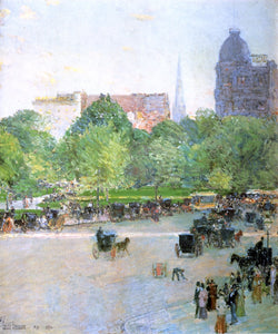  Frederick Childe Hassam Union Square - Canvas Art Print