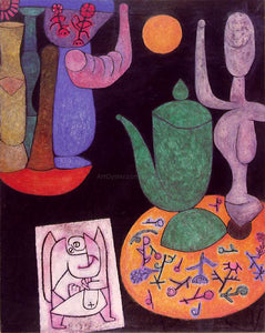  Paul Klee Untitled Still Life - Canvas Art Print