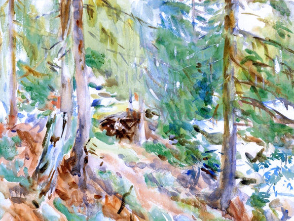  John Singer Sargent Val D'Aosta, Purtud - Canvas Art Print