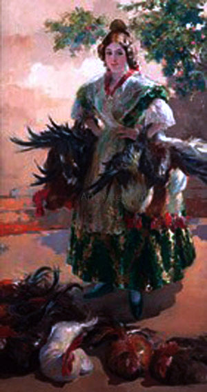  Julio Vila Prades Valenciana - Canvas Art Print