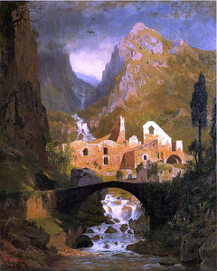  William Stanley Haseltine Valle dei Molini - Amalfi - Canvas Art Print