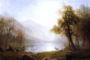  Albert Bierstadt Valley in Kings Canyon - Canvas Art Print