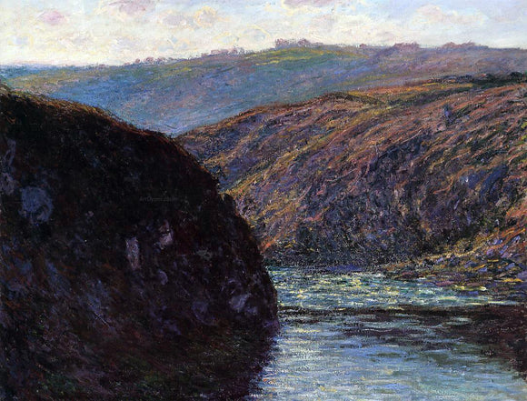  Claude Oscar Monet Valley of the Creuse, Afternoon Sunlight - Canvas Art Print