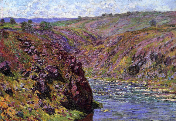  Claude Oscar Monet Valley of the Creuse, Sunlight Effect - Canvas Art Print