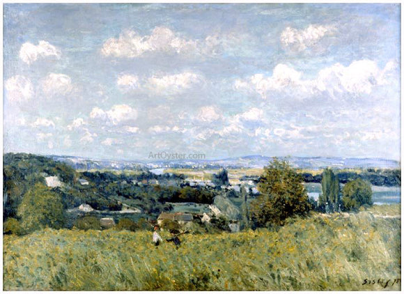  Alfred Sisley Valley of the Seine at Saint-Cloud - Canvas Art Print