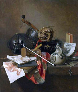  Jan Jansz Treck Vanitas Still-Life - Canvas Art Print