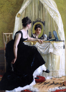  Gustave-Leonard De Jonghe Vanity - Canvas Art Print