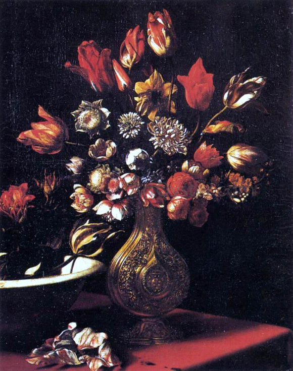  Carlo Dolci Vase of Flowers - Canvas Art Print