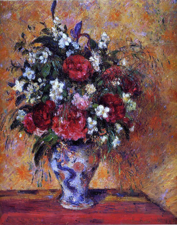  Camille Pissarro Vase of Flowers - Canvas Art Print