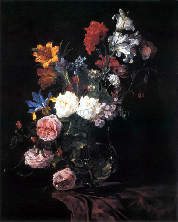  Jan Fyt Vase of Flowers - Canvas Art Print