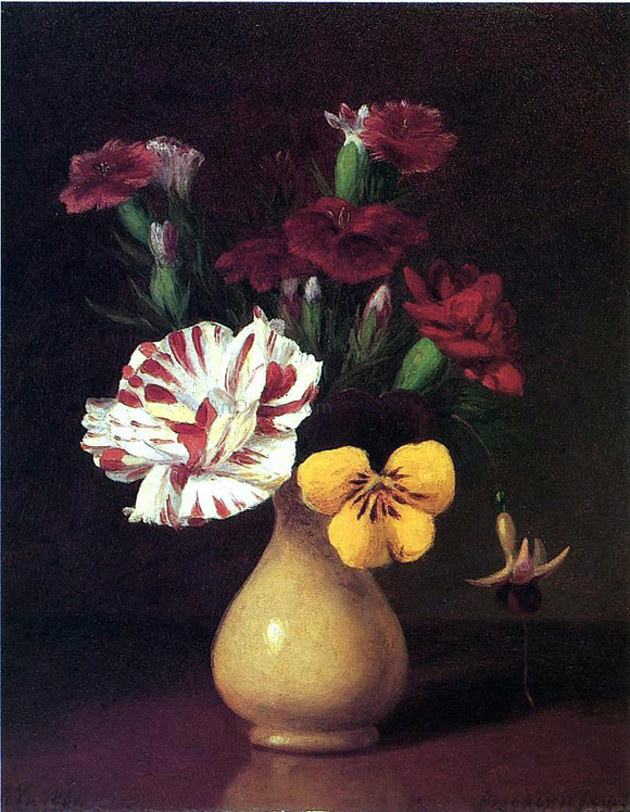  John Williamson Vase of Flowers - Canvas Art Print