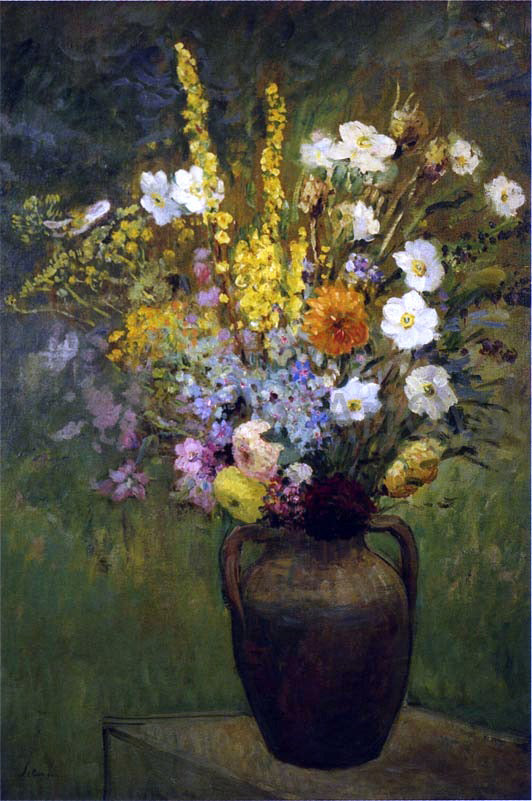  Henri Lebasque Vase of flowers - Canvas Art Print