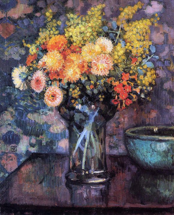  Theo Van Rysselberghe Vase of Flowers - Canvas Art Print