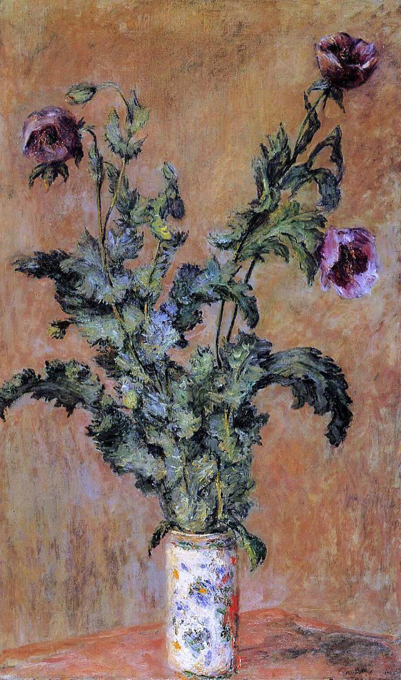  Claude Oscar Monet Vase of Poppies - Canvas Art Print