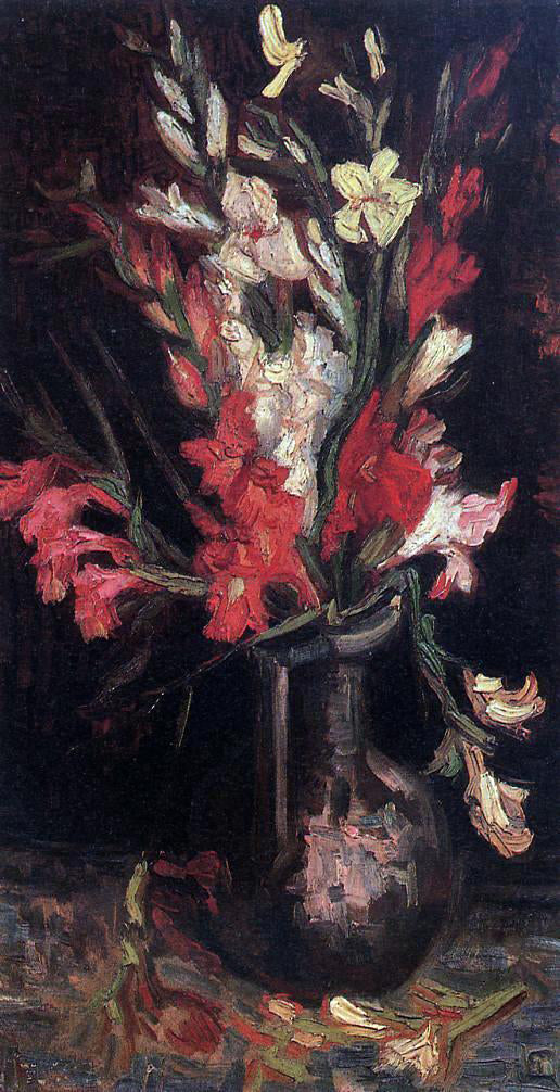  Vincent Van Gogh Vase with Red Gladioli - Canvas Art Print