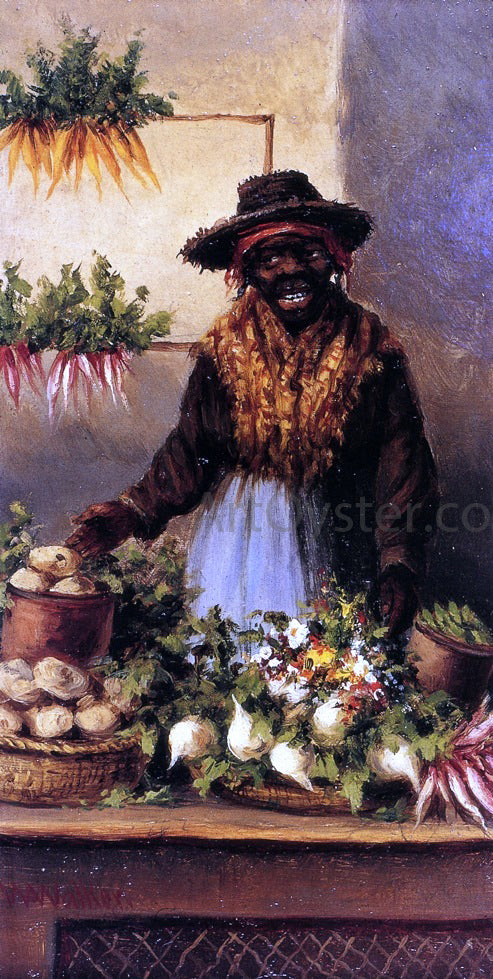  William Aiken Walker Vegetable Vendor at Charleston Market - Canvas Art Print