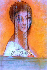  Odilon Redon Veiled Woman - Canvas Art Print