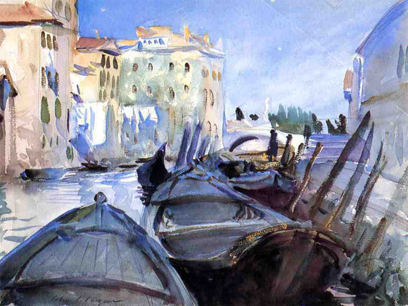  John Singer Sargent A Venetian Canal Scene - Canvas Art Print