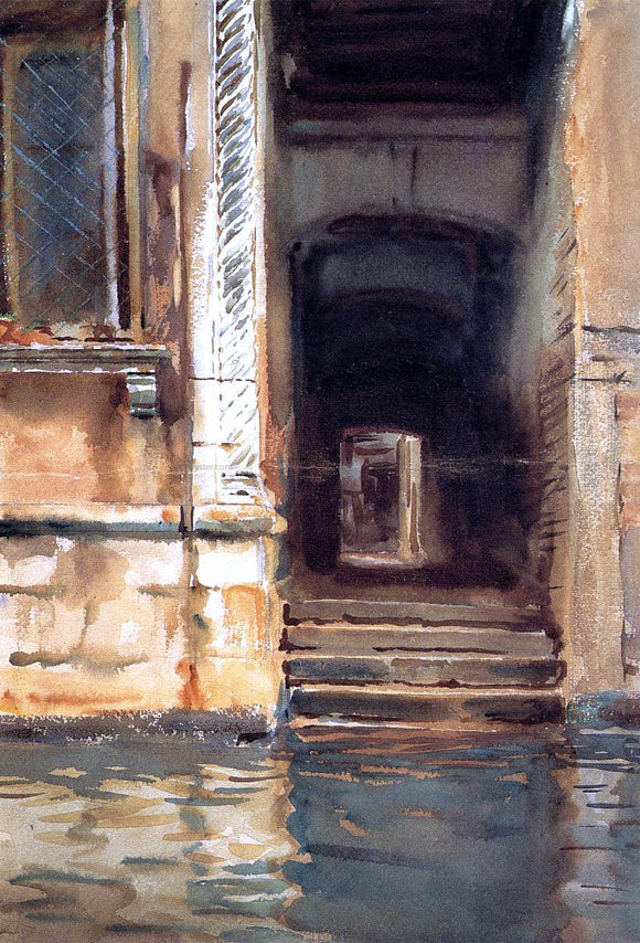  John Singer Sargent Venetian Doorway - Canvas Art Print