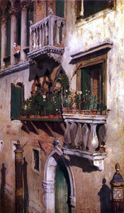  William Merritt Chase Venice - Canvas Art Print
