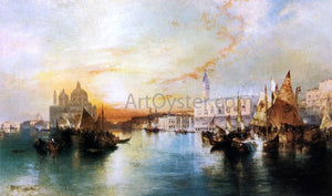  Thomas Moran Venice from the Lagoon - Canvas Art Print