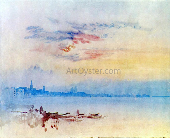  Joseph William Turner Venice, Looking East from the Guidecca: Sunrise - Canvas Art Print