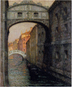  Henri Le Sidaner Venice - the Canal of Sighs - Canvas Art Print