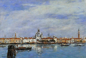  Eugene-Louis Boudin Venice, the Grand Canal - Canvas Art Print