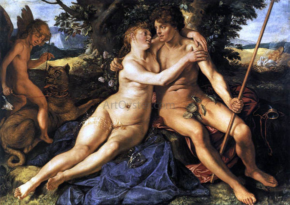  Hendrick Goltzius Venus and Adonis - Canvas Art Print