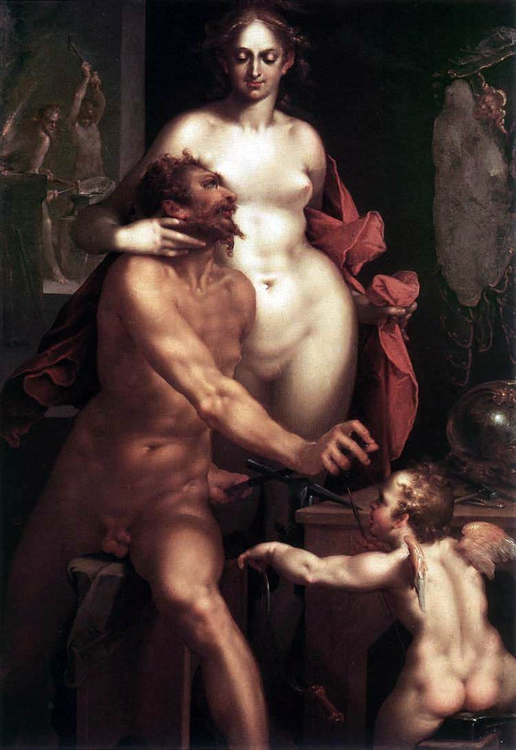  Bartholomaeus Spranger Venus and Vulcan - Canvas Art Print