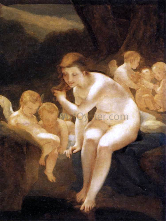  Pierre Paul Prudhon Venus Bathing - Canvas Art Print