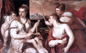  Titian Venus Blindfolding Cupid - Canvas Art Print