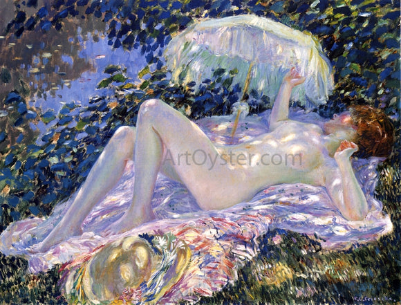  Frederick Carl Frieseke Venus in the Sunlight - Canvas Art Print