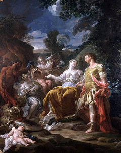  Corrado Giaquinto Venus Presenting Arms to Aeneas - Canvas Art Print