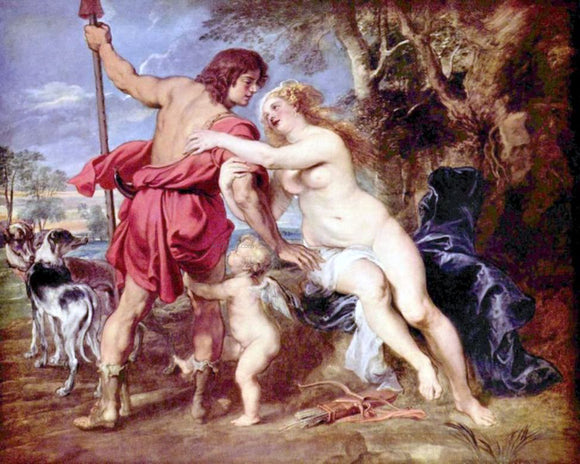  Peter Paul Rubens Venus und Adonis - Canvas Art Print