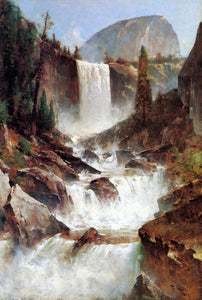  Thomas Hill Vernal Falls, Yosemite - Canvas Art Print