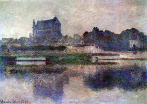  Claude Oscar Monet Vernon Church in Grey Weather - Canvas Art Print