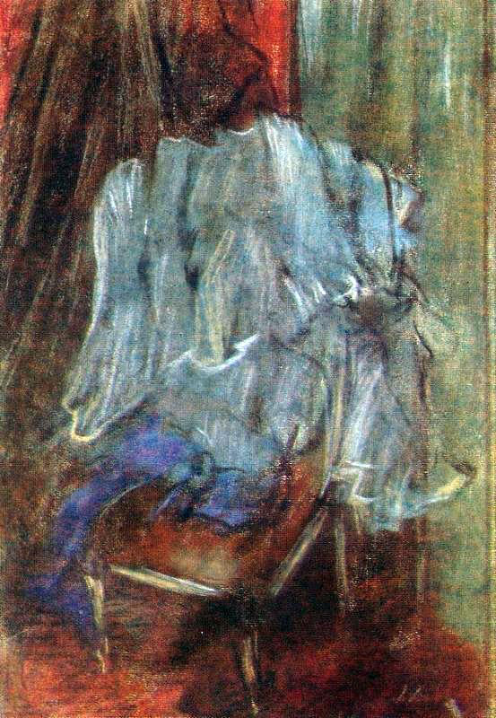  Edgar Degas Vestment on a Chair - Canvas Art Print
