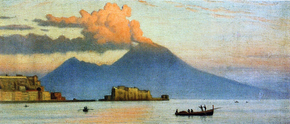  Ernest Wadsworth Longfellow Vesuvius Before Eruption - Canvas Art Print